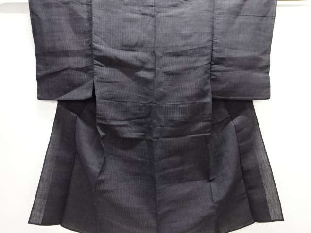 越後ちぢみ 反物 越後上布 小千谷縮 本麻 夏着物 縞柄 古布 はぎれ 素材